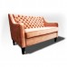 LIBERTA, 2 seater fixed sofa (with buttons)
